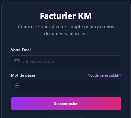 Capture d’écran de Facturier